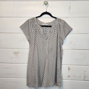 Motherhood Black Polka Dot Blouse